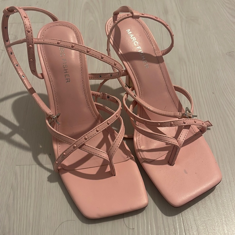 Marc Fisher Pink Heeled Sandals